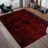 Motivational Quote Area Rug for Living Room Bedroom Modern Home Decor Black and White Typography Carpet Non Slip Floor Mat