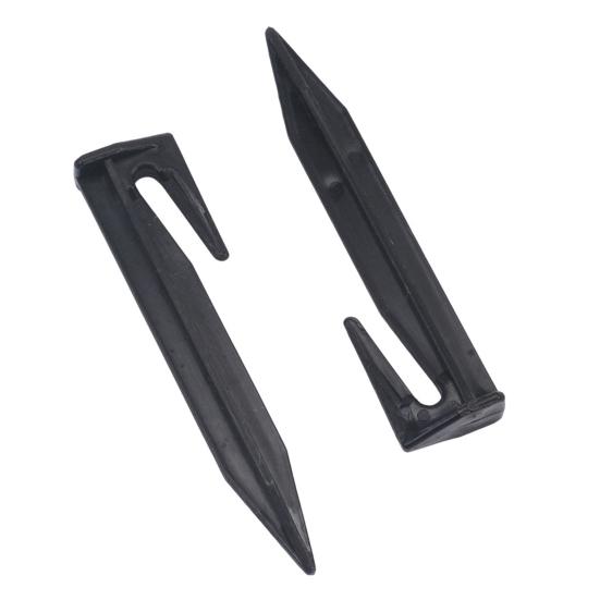 100Pcs Camping Tent Stake Heavy Duty Lawnmower Boundary Wire Stake Outdoor Garden Yard Patio Lawn Tarp Canopy Windproof Ground Spike Tent Peg