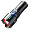 High-Power Telescopic Aluminum Flashlight - Outdoor, Long Battery Life, High Lumen