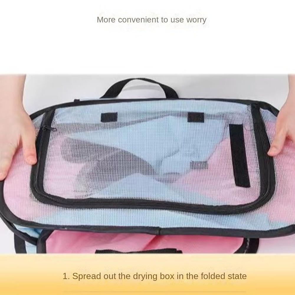 Zusammenklappbarer Katzenhaartrockner Fellpflege Haustier-Trockenbox Tragbarer Katzen-Trockenofen Duschen