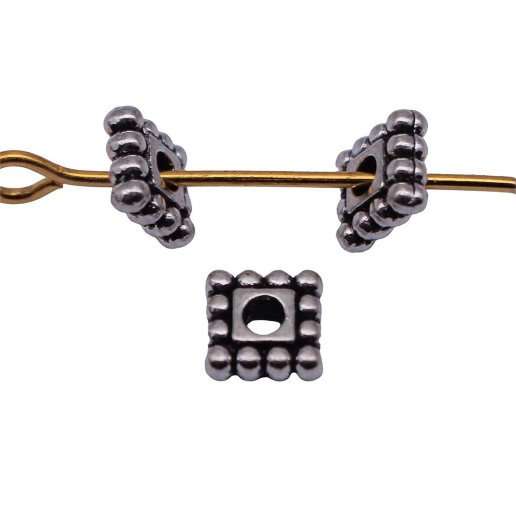 Caps Beaded Edge Spacer Beads Antique Style For DIY Jewelry Projects