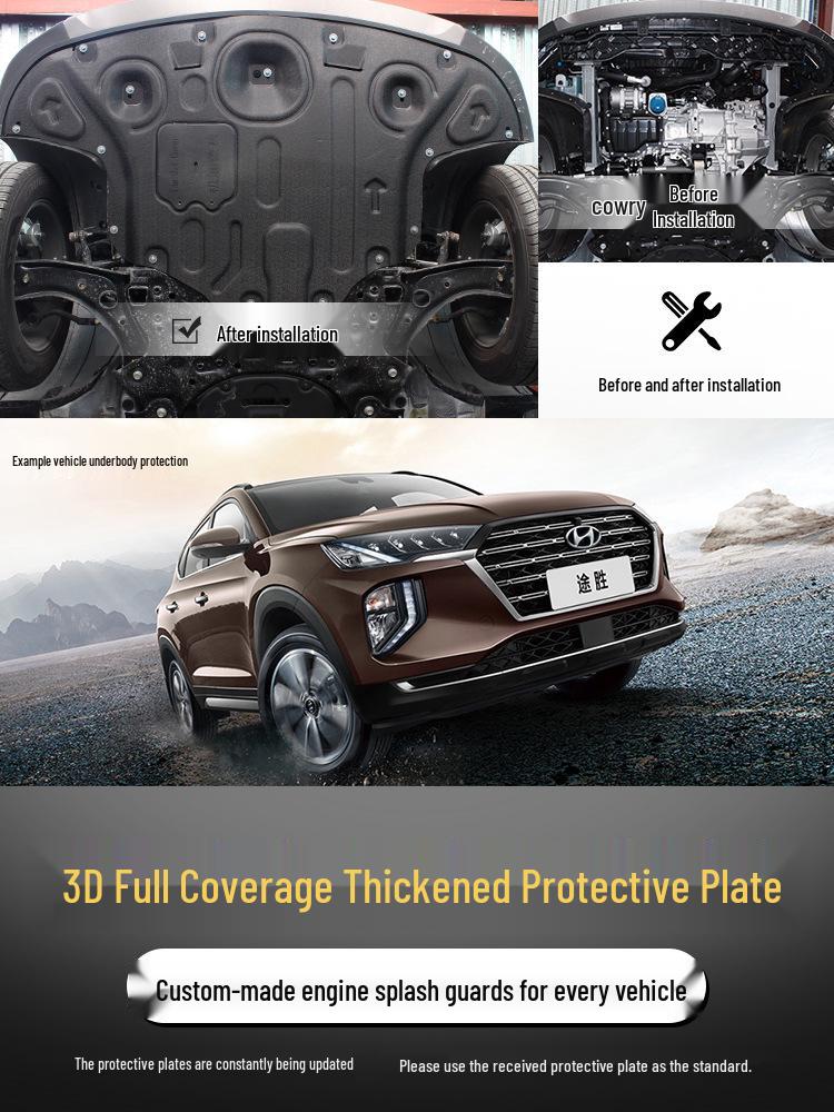 Cadillac XT4 Engine Splash Shield for CT5/XT5/SRX/CT6/ATS/XTS Chassis Modification