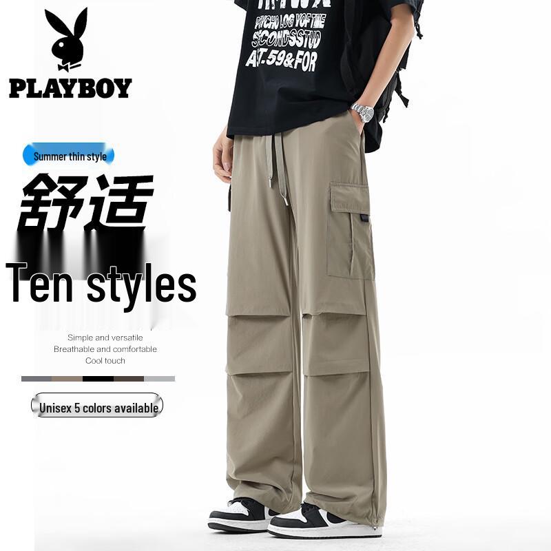 PLAYBOY Men s Straight Leg Casual Cargo Pants XL