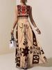 2026 European & American Women's Bohemian Sleeveless Summer Long Dress