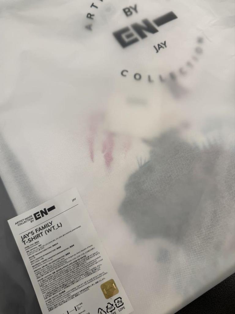 [USED] ENHYPEN Artist-Made Pop-Up T-Shirt, Size L, Jay