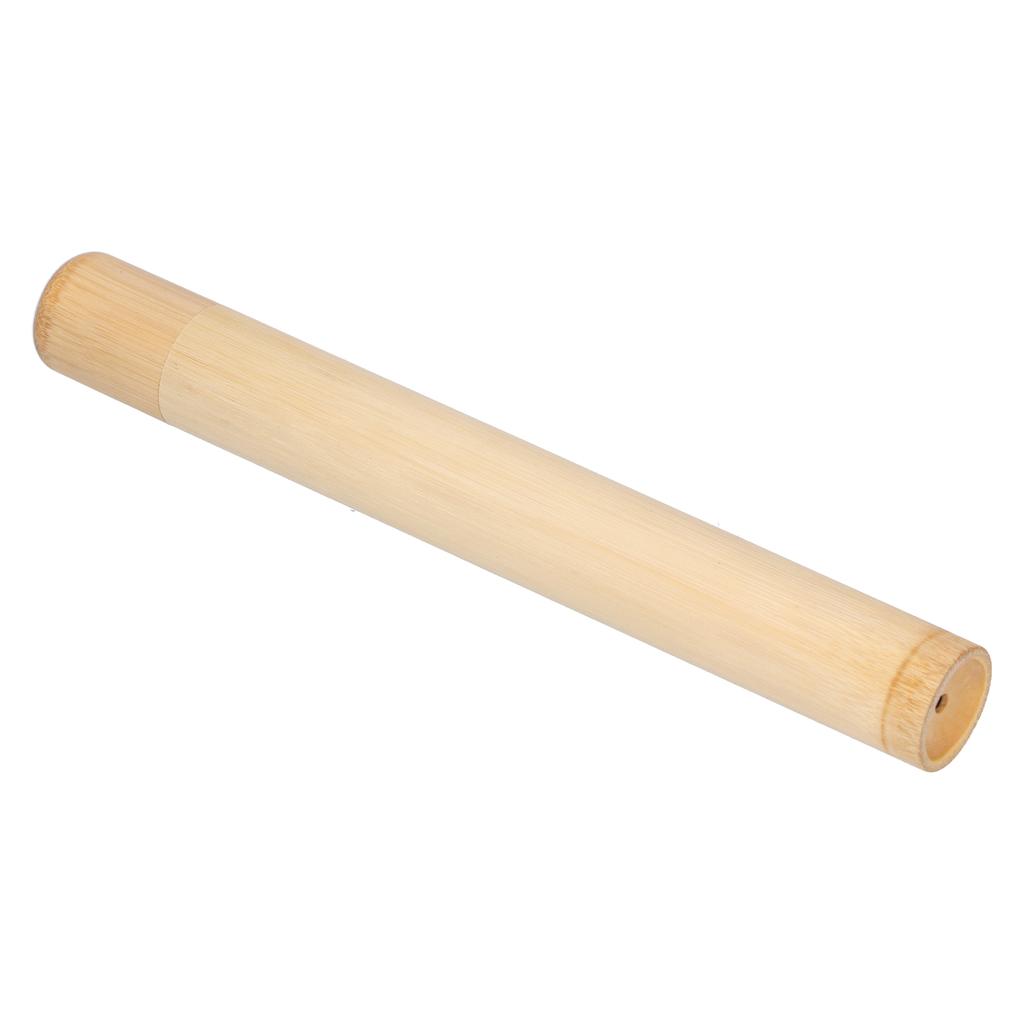 Mini Tea Leaf Jar Container Portable Tea Canister Round Shape Bamboo Tube Storage Box Cylinder