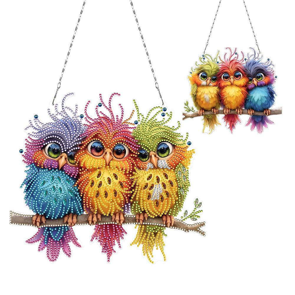 Acrylic 2D Flat Print DIY 5D DIY Diamond Art Tabletop Decorations Diamond Painting Desktop Decorations Bedroom Table Decoration