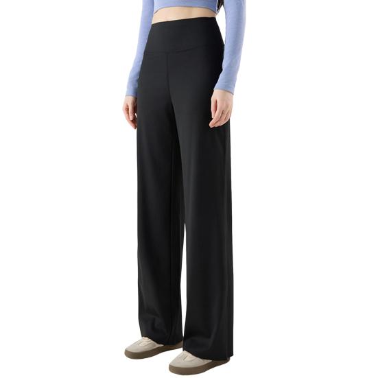 Women Yoga Pants High Waist Wide Leg Pants Breathable Lounge Trousers Spring Autumn Floor Length Pants for Women
