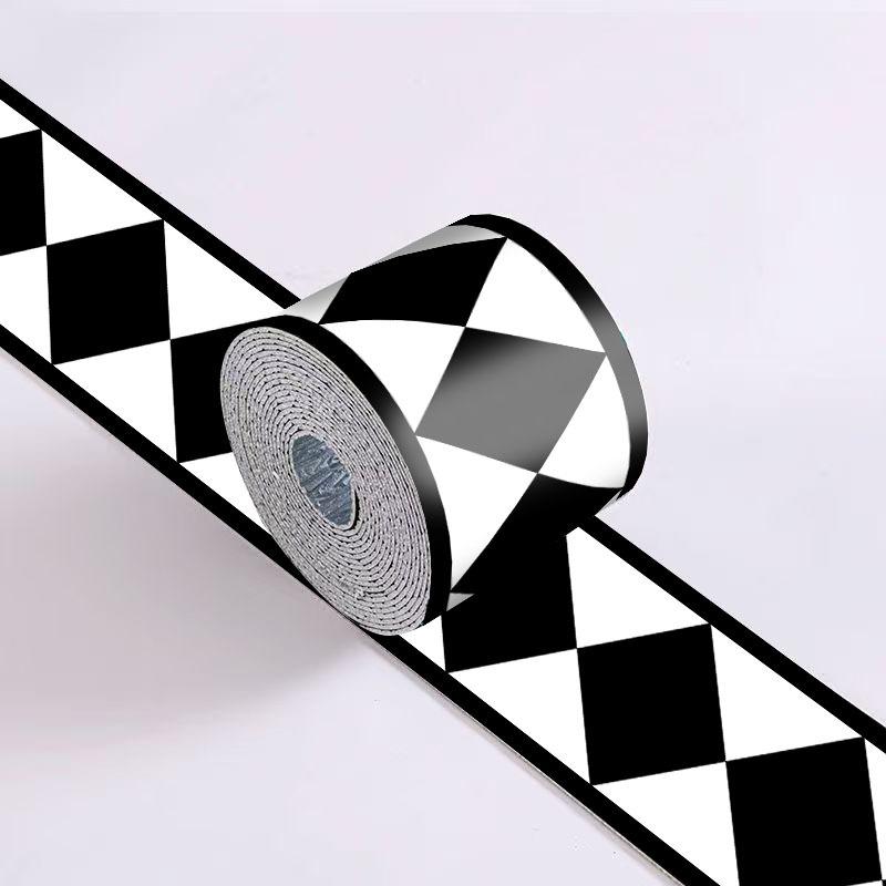 3D-Tapetenbordüren, PVC, selbstklebende, wasserdichte Wandaufkleber, für Wohnzimmer, Badezimmer, Trittlinie, Taille, 3D-Heimdekor-Bordüre