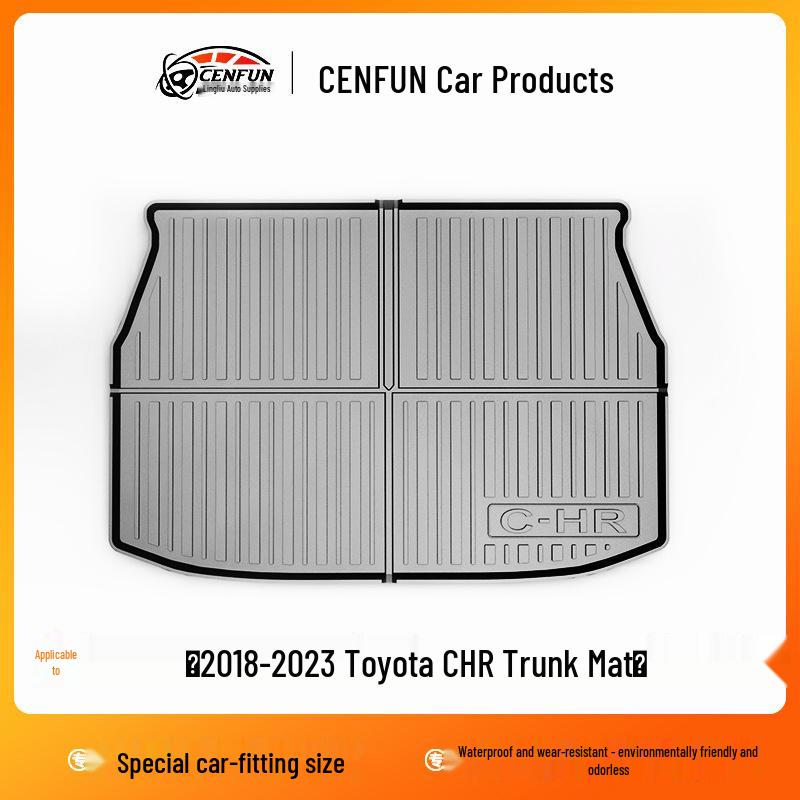 

Водонепроницаемый износостойкий ТПЭ коврик в багажник Toyota C-HR Land Cruiser Standard