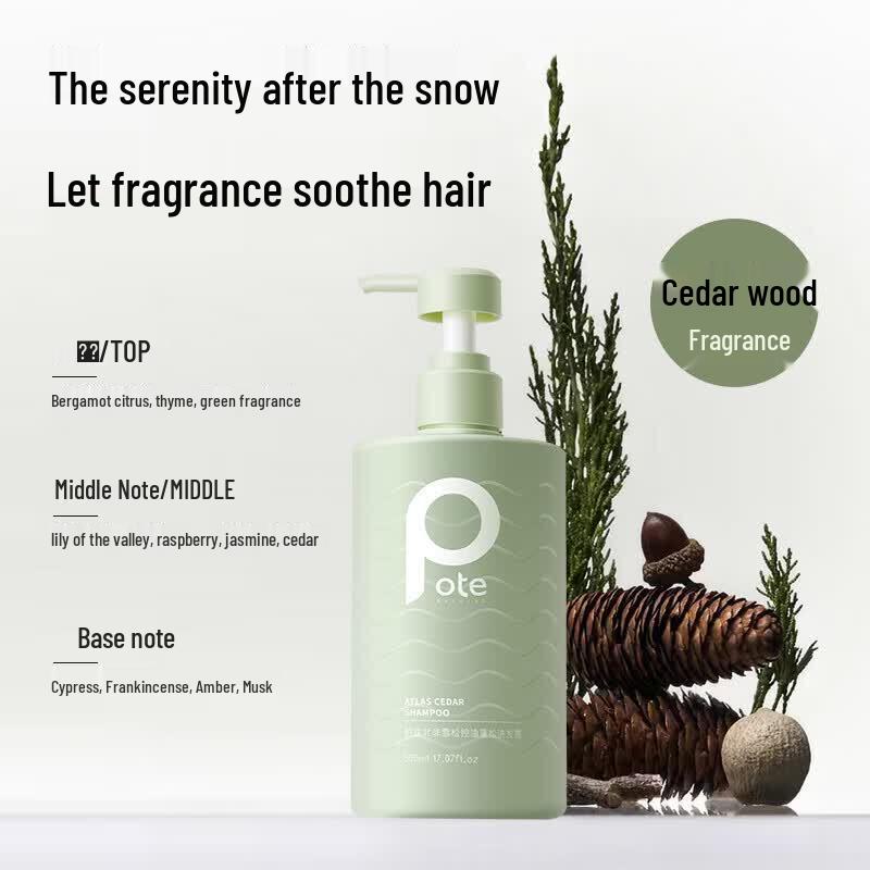 Pote North African Cedarwood Oil Control Volumizing Shampoo