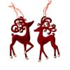 Festival Christmas Hanging Ornament Plastic Decors For Homes Holiday Party Gift HX6C