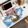 Cartoon cute B-Bobs Burgers Mouse Pad Square Office Gaming Desk Mat Waterproof Non-Slip Rubber Decorative
