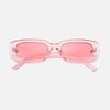 10pcs Vintage Rectangle Sunglasses Women Designer Square Black Sun Glasses UV400 Gradient Eyewear Female Shades