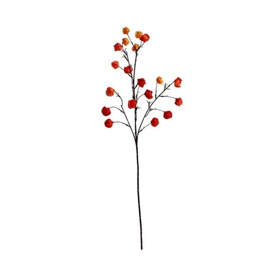 

Artificial Chinese Lantern Stems Realistic Orange Fake Koelreuteria Branch 31.5 Inch Tall Faux