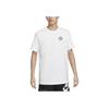 Nike Graphic Print Short Sleeve Crew Neck T-Shirt Men Tops White DH7666-100