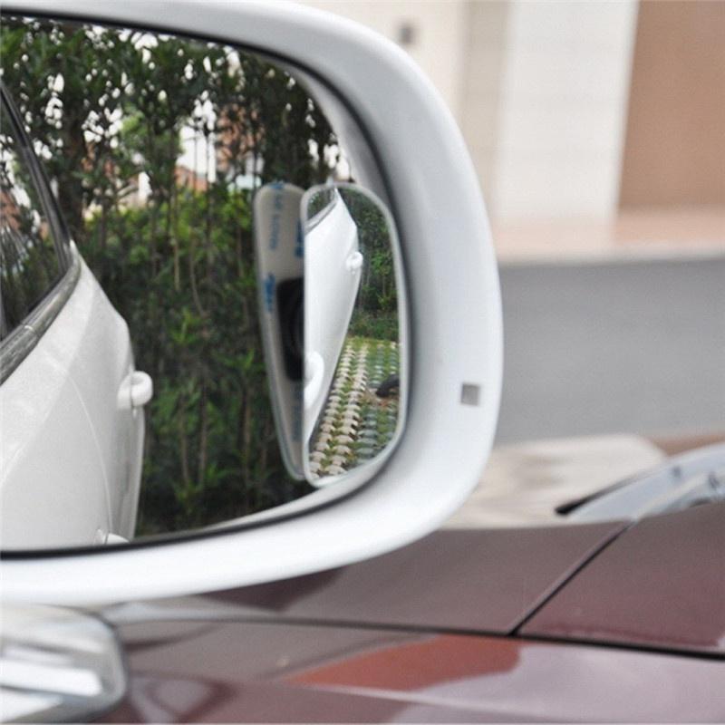 2Pcs Universal Car Auto 360° Wide Angle Convex Rear Side View Blind Spot Mirror