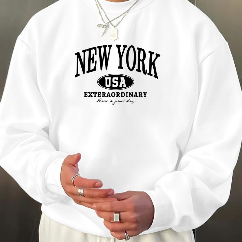 

Men s Heavyweight Crew Neck Sweatshirt, Thermal Lining, Warm Winter Layering S