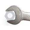 50Pcs Hex Nuts Plastic Environmental   Corrosion White Resistance Hexagonal Nuts for Industrial Accessories