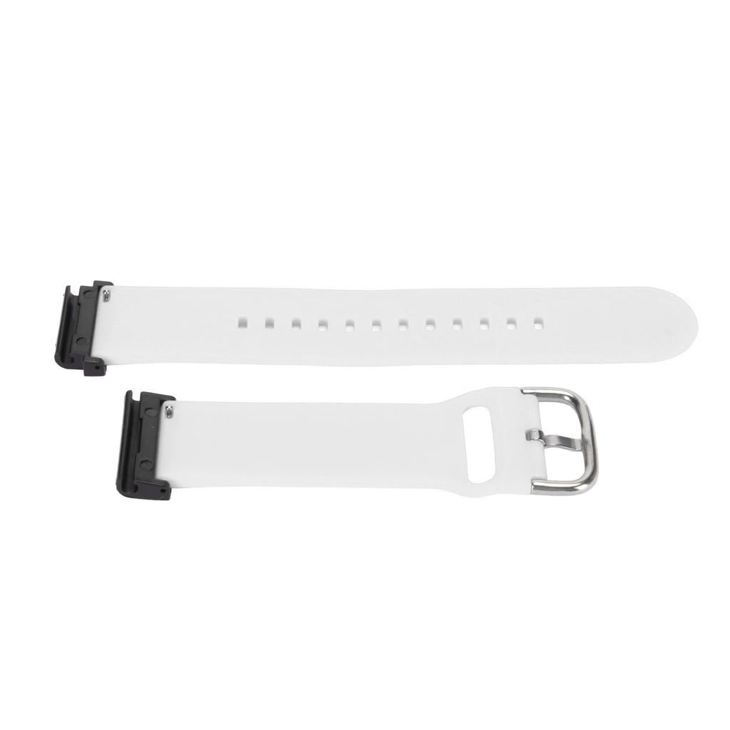 26mm Silicone Watch Strap Flexible Adjusted Replacement Wristband Strap for Fenix 7X 6X 5X White