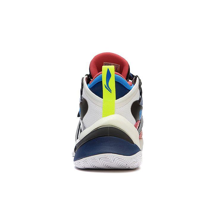 Li Ning Pioneer Spirit Premium 2.5 Low Basketball Shoes Kids sneaker Black White Blue YKBS048-1