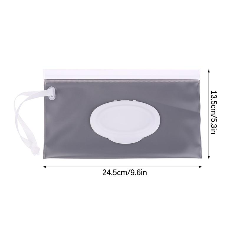 1 st Eva Bärbar Snäpprem Papperslåda Våtservettpåse Vändlock Kosmetikapåse Utomhus Användbar Barnvagnstillbehör