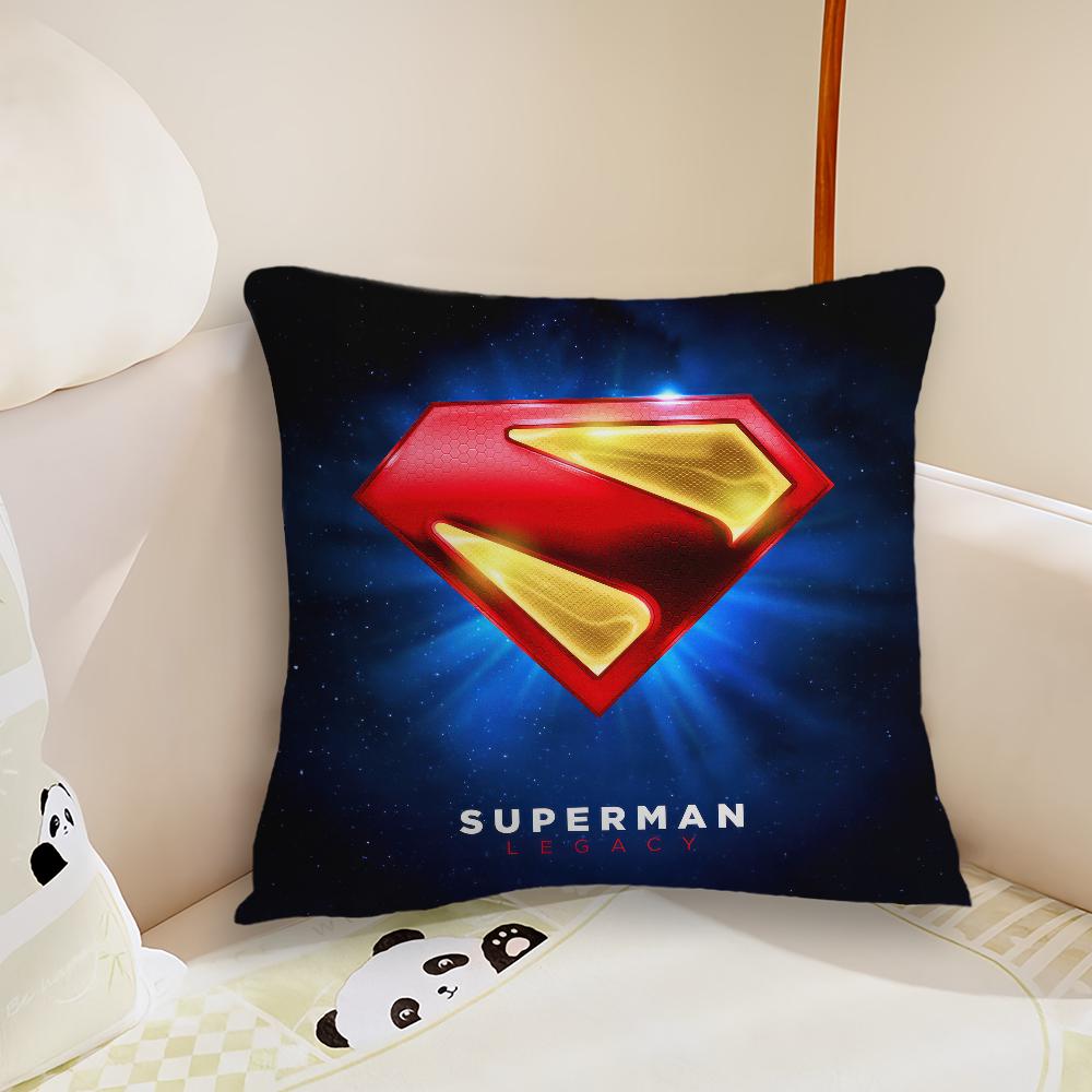 Hot Film S-Superman-s Cool Cushion Cover Living Room Headboard Bedroom Office Cushion Cushion Sofa Nap Time Pillow Case