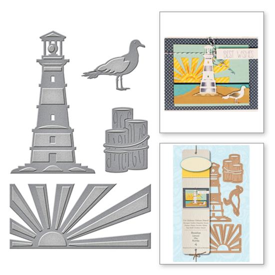 

Береговая линия маяк Чайка резки металла умирает DIY Скрапбукинг бумажные карты трафарет серебряный