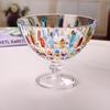European Style High-Footed Glass Serving Bowl