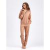 POLO Collar Sweater Suit Women's Autumn and Winter Loose European and American Fashion Casual Knitted Two-piece Suit