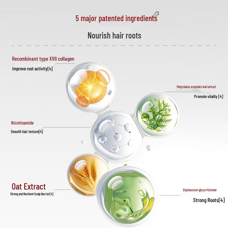 Little Arrow Anti-Hair Loss Strengthening Shampoo (400ml x 3)