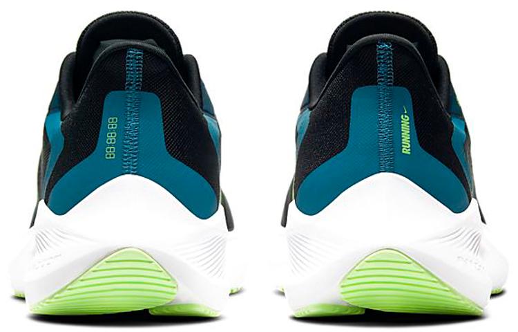 Nike Zoom Winflo 7 Noir Bleu Valériane CJ0291-004
