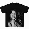 T-shirt Nuova Grafica Ritratto Billie Eilish Y2k Cotone Unisex Abbigliamento T-shirt Donna Carina Vintage Bootleg Estate 2026 T-shirt