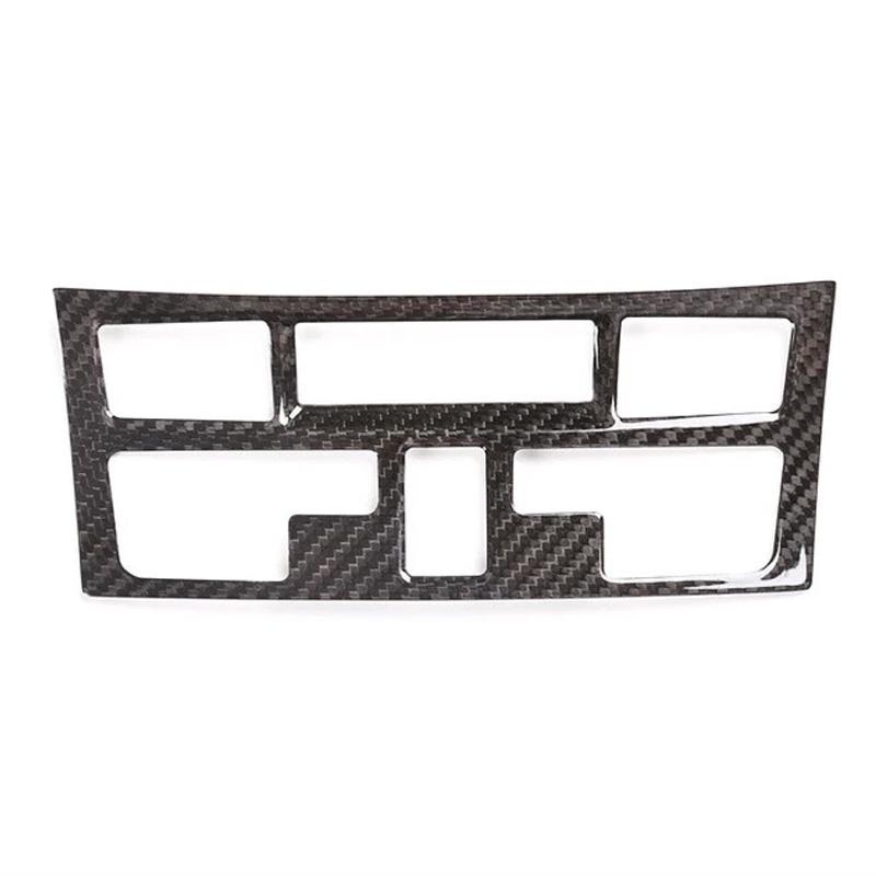 For Porsche 718 2016-2019; Porsche 911 2012-2018 Real Carbon Fiber Center Console Air Conditioning Switch Frame Car Accessories