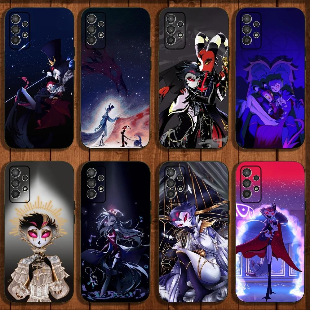 H-Helluva Boss Phone Case For Samsung Galaxy A13,A21s,A22,A31,A32,A52,A53,A71,A80,A91 Soft Black Cover