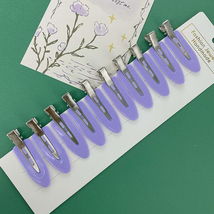 1/4/10pcs/set No Bend Seamless Hair Clips Side Bangs Barrette Makeup Washing Face Accessories Women Girls Styling Hairpins