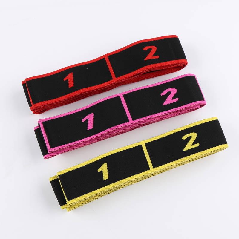 8 Section Portable Resistance Band Elastic Stretching Band for Yoga Pilates Home Gym Physical Recovery Use