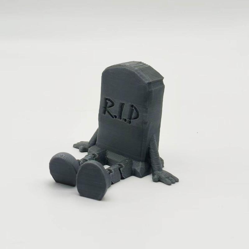 

3D Printed Halloween Element Witch Hat Sitting Doll Figurine - Car Ornament, Desk Decor, Mini Craft Decoration