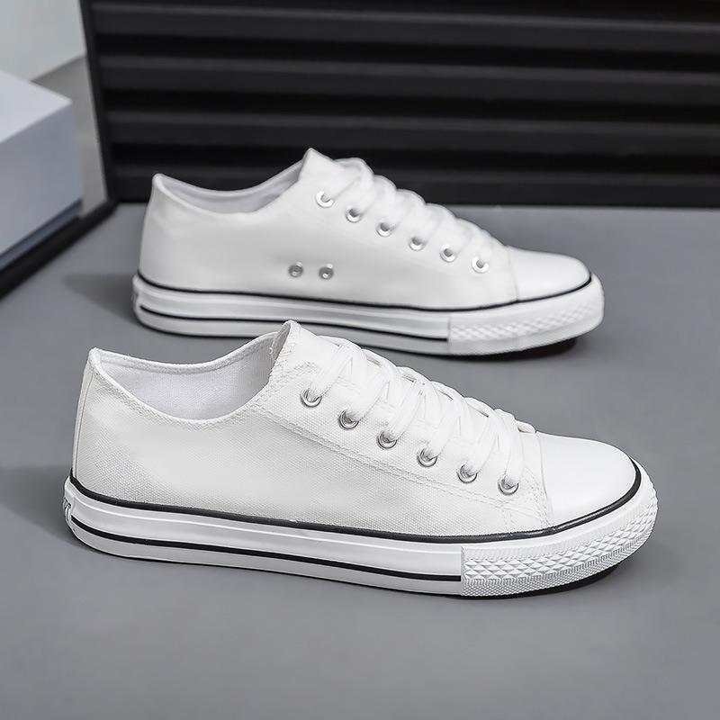 Large size men's shoes spring low-top couple canvas shoes casual shoes sports board shoes vulcanized shoes flat shoes