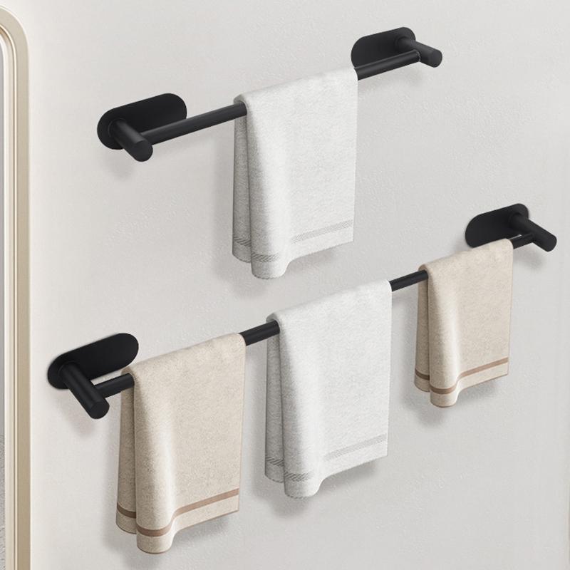 Towel Bar Adjustable 40cm To 60cm Bathroom Towel Rack SUS304 Stainless Steel Bath Towel Rack Wall Mounted Towel Holder