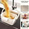 Foldable Hanging Sink Strainer Basket Colander Kitchen Food Fruit Residue Filter for Kitchen Organization Use