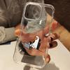 Funny Cartoon Office Goose Phone Case For iPhone 11 12 13 14 15 16 17 Pro Max 17Air Plus XS X XR Transparent Silicone Soft Cover