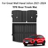 For Great Wall Haval Jolion 2021-2024 Car Trunk Mat TPE Rear Seat Backrest Anti-Scratch Mats All Weather Cargo Liner Floor Mats
