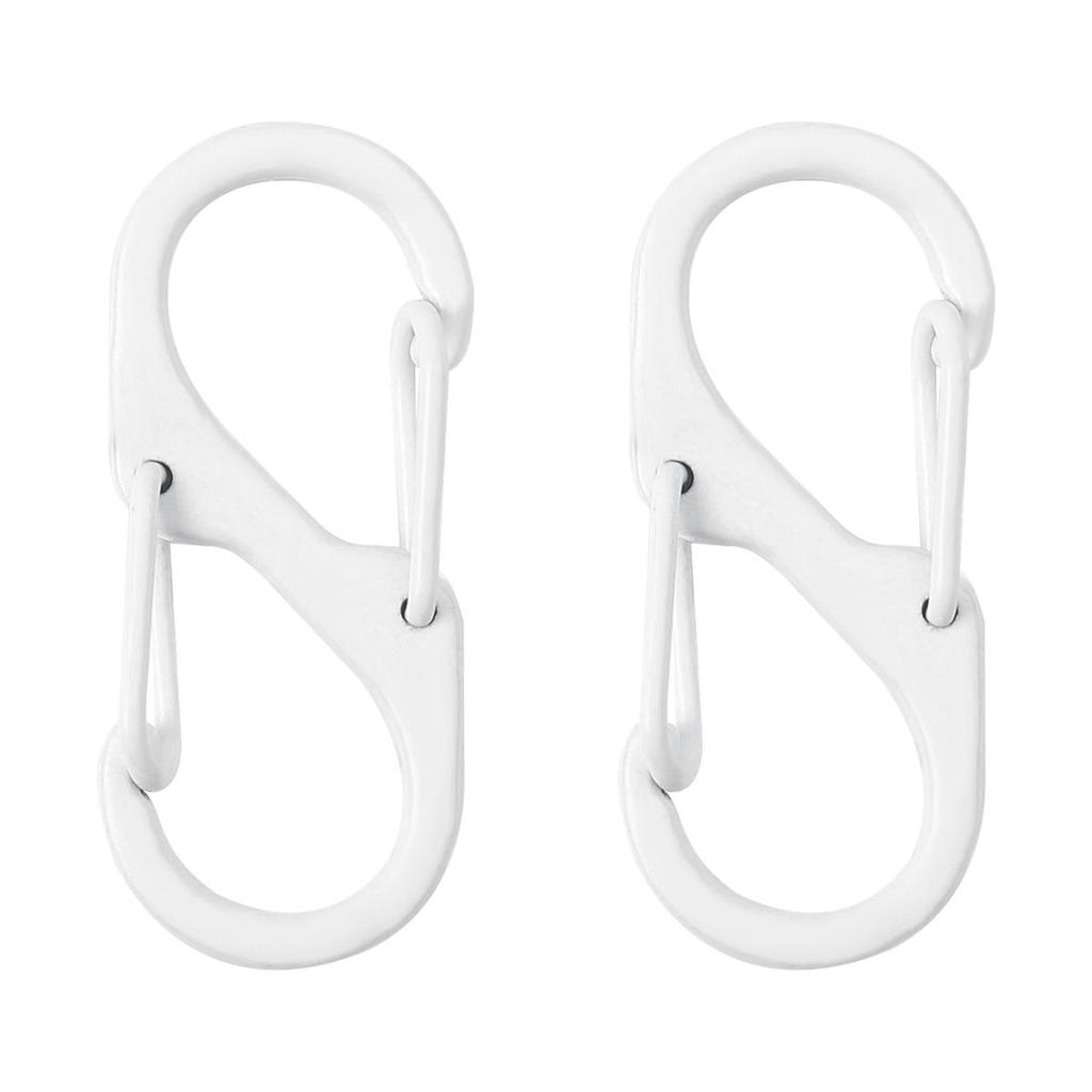 4-50Pcs Alloy+Iron Spray Paint Double S Buckle Clasps For Key Bag Accessories