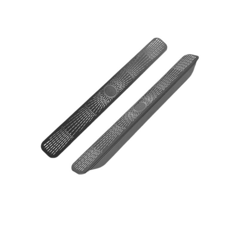 For CHANGAN Deepal S7 S07 Pair Car Under Seat Air Vent Cover Protector Trims Dustproof Interior Air Outlet Stainless Steel Decor