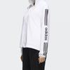 Adidas Neo Three-Stripe Letter Print Drawstring Hooded Jacket Women Jackets White FP7472