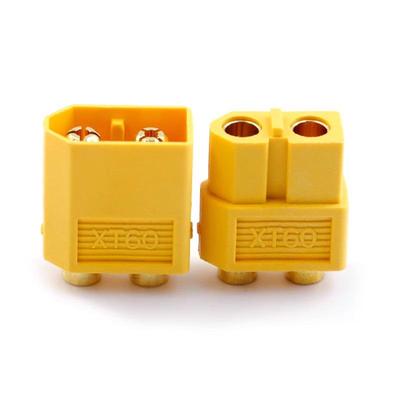 XT60PB-F/M Gold-Plated Male & Female High-Current Model Airplane Connectors