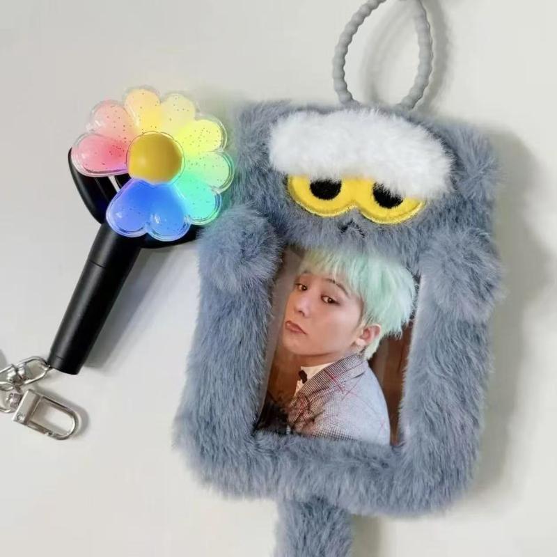 Plush Photocard Case Photo ID Credit Band Card Holder Card Case Students Idol Photos Protective Cover