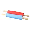 Multicolor Pastry Dough Roller Wooden Handle Flour Roller New Silicone Rolling Pin  Cooking Utensil