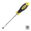 WOLFPACK PROFESSIONAL LINE - Screwdriver Bi-material Handle Stamped Mouth 6x150 Mm. Flat Screwdriver, Chrome Vanadium,